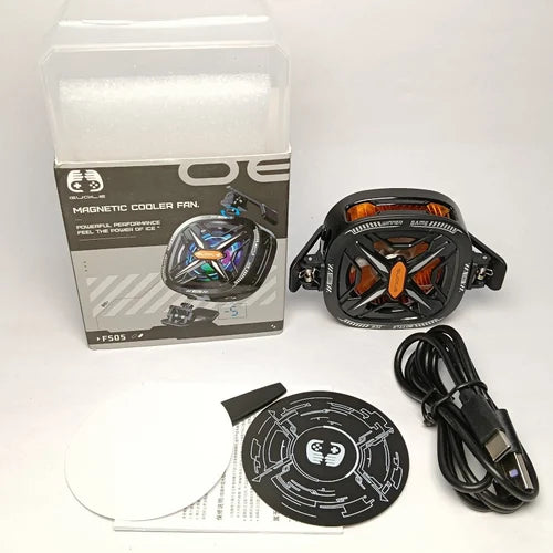 Cooler Magnético de Celular PRÓ+ Tablet Gamer - Led Rgb Fs05
